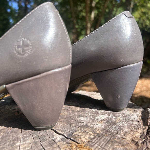 Dr Martens Pump Maria Cut Out Peep Toe Grey Palatine 13110020 Doc Martins Size 7 - Picture 7 of 12